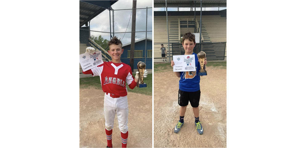 2021 HF Home Run Derby Champions: Majors Garren Bailey Minors: Joseph Landry