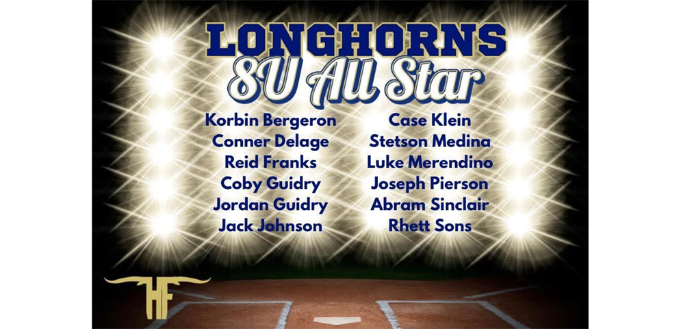 Congratulations 2025 8U All Stars